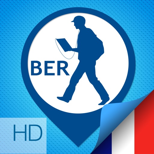Berlin tour guidée à pied „Quartier Gouvernemental“ Guide interactif multimédia et audioguide-vidéo GPS tour, carte du circuit pédestre offline autour de la porte de Brandebourg - HD icon