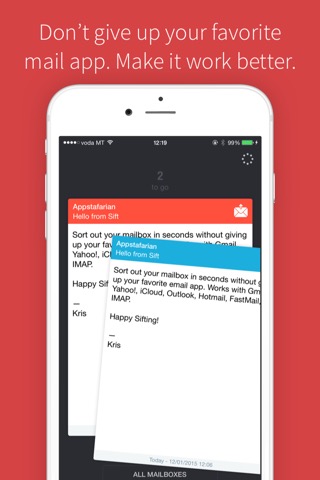 Sift Lite - Gesture based email triage for all your mailboxesのおすすめ画像1