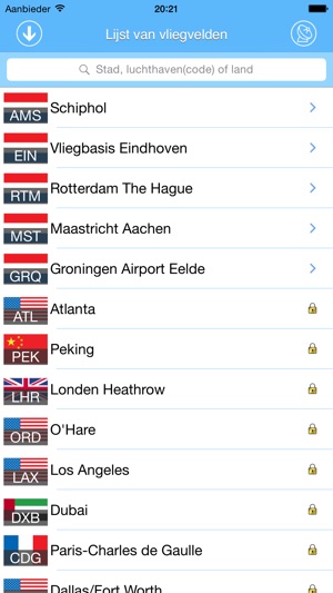 Amsterdam Schiphol iPlane Vluchtinformatie - Eindhovenm, Rot(圖4)-速報App