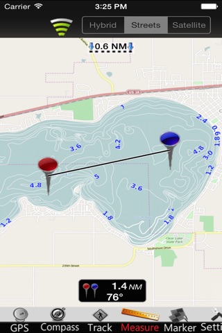 Iowa Lakes GPS Nautical Charts screenshot 2