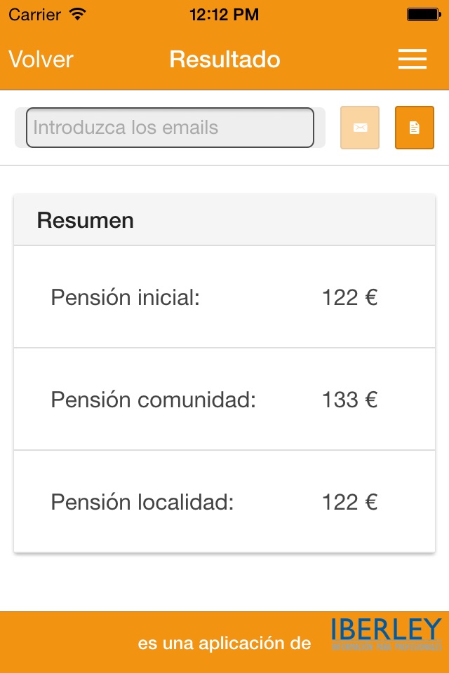 Cálculo de pensión alimenticia screenshot 3