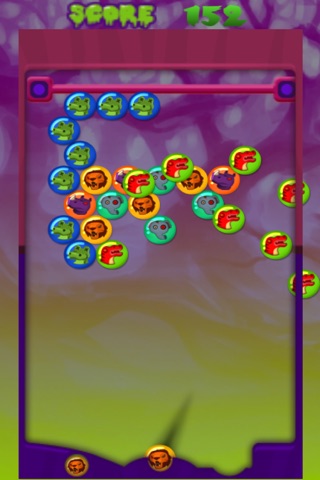 Bubble Zombie Animal Safari Shooter screenshot 2