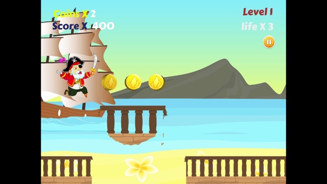 Crazy Pirate Runner 2D