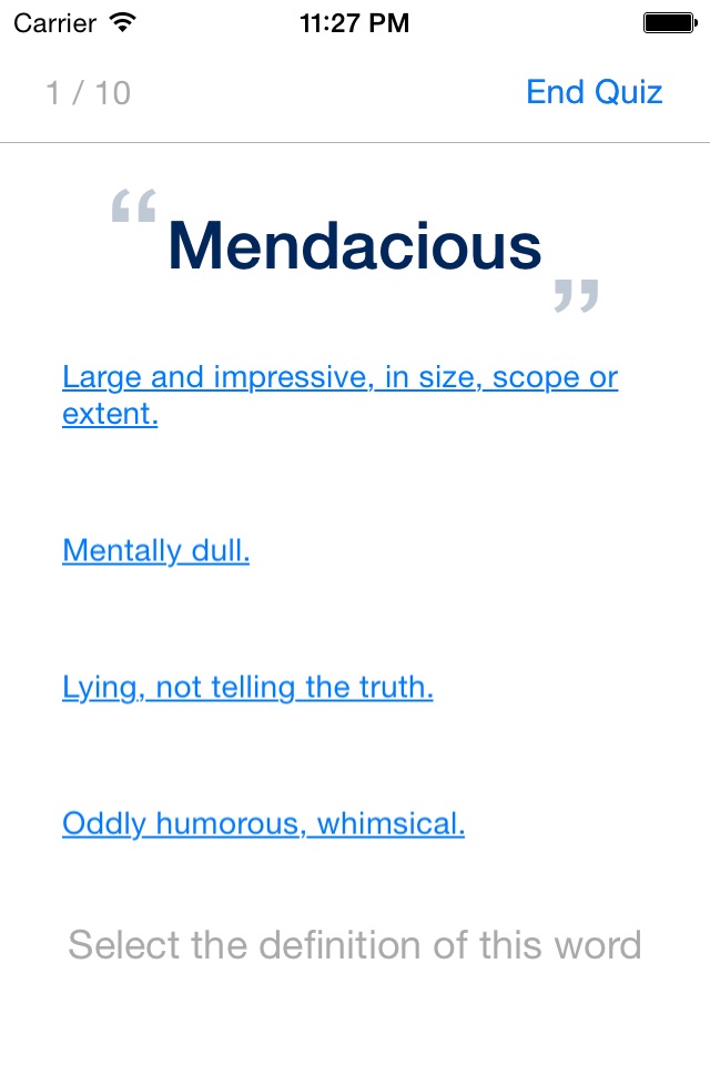 GRE Vocabulary Essentials screenshot 4