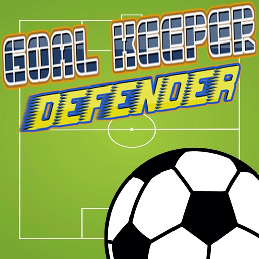 The endless soccer of goal keeper protect and defend dizzy ball