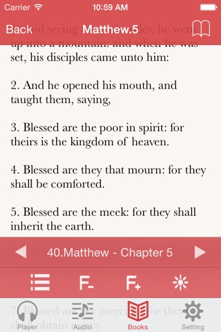 KJV Bible (Audio & Book) screenshot 4