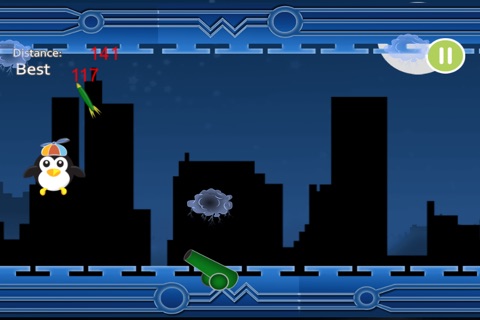 Funky Penguin Flying Race Mania Pro - new air combat arcade game screenshot 3