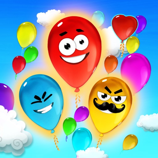 Sneaky Balloons : The big pop confetti party - Tap balloon free game for kids, boys and girls - Unexpected ninja adventure in Sky Tower - Cool winter edition for toddlers icon