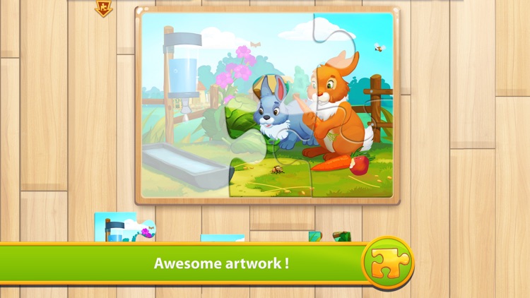 Farm Animals - Cute Puzzles screenshot-4