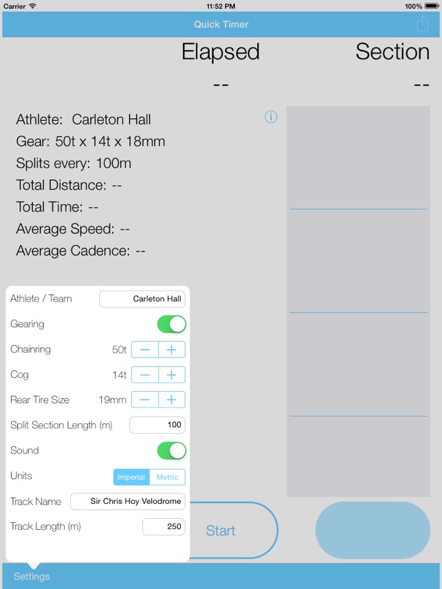 Track Cycling Stopwatch for iPad(圖2)-速報App