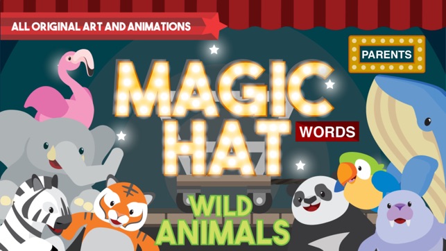 Magic Hat: Wild Animals Lite - Playing and Learning with Wor(圖1)-速報App