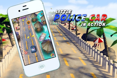 Little Police Car in Action Kids: 3D Driving Game for Kids with Cute Graphics screenshot 3