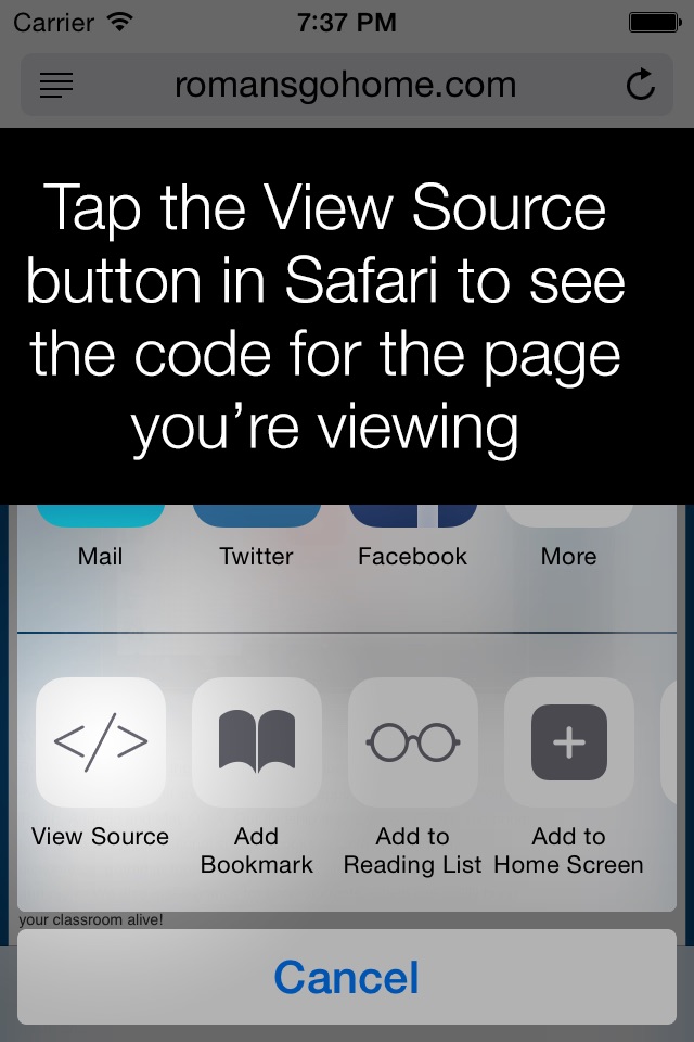 View Source – HTML, JavaScript and CSS screenshot 2