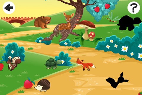 A Kid-s Game-s with Happy Forest Animal-s: Spot the Shadow screenshot 4