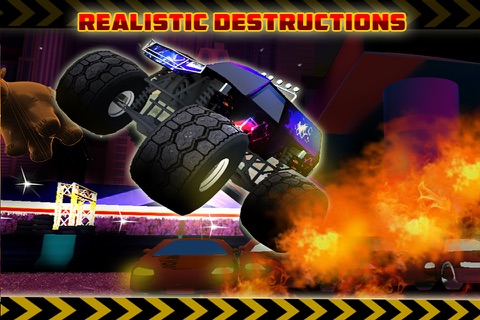 Monster Truck Stunts - 4x4 Jeep Driving Simulator Game in 3D Arena screenshot 4