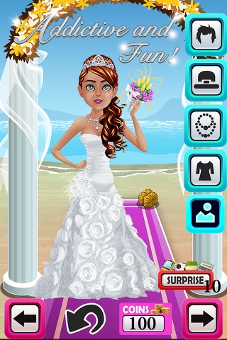 A Wedding Day Makeover Fashion Salon Dressing Up Game - Advert Free screenshot 2
