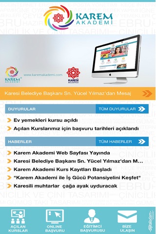 Karem Akademi screenshot 2