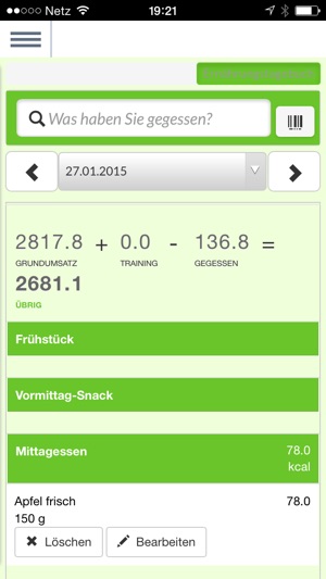 Foodplaner – Ihr Ernährungstagebuch und Kalorienzähler für u(圖4)-速報App