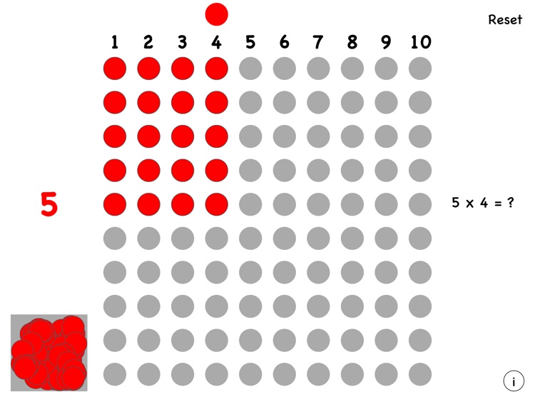 Montessori Multiplication Board