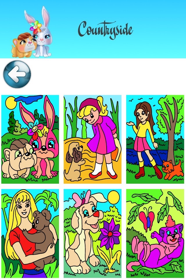 Royal Pets - Coloring Book for Kids with Littlest Animals Shop screenshot 3