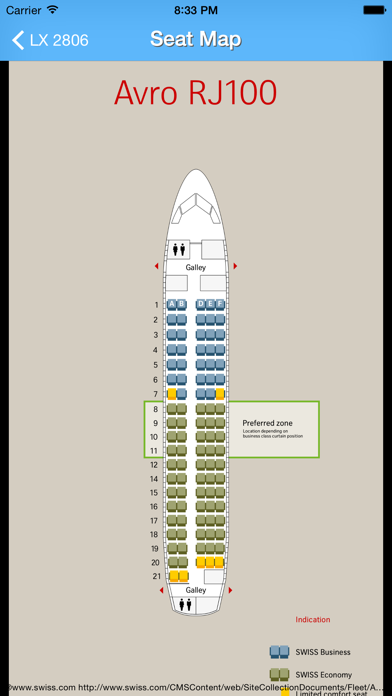 Swiss Airport - iPlane Flight Information Screenshot 5