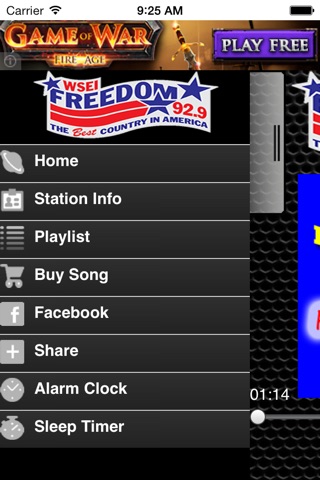 WSEI Freedom 92.9 FM screenshot 2