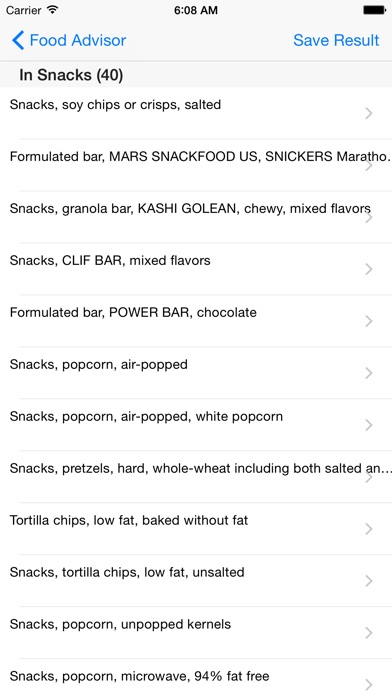 Food Advisor Screenshot 2