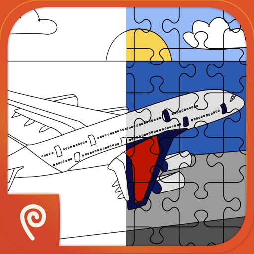 Color It Puzzle It: Planes icon