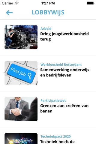 Lobbywijs screenshot 2