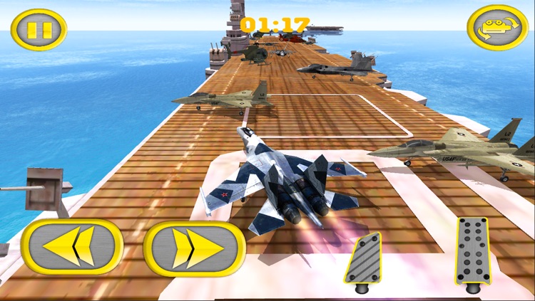 Air Plane Parking - Navy Warship 3D
