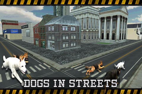 City Car Chase Dog Survival 3D screenshot 2