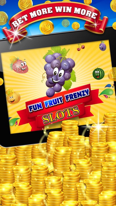 FUN FRUIT FRENZY SLOTS : FREE 777 SLOT MACHINE GAME WITH BIG HIT JACKPOT 1.0 IOS CASINO FUN FRUIT FRENZY SLOTS : FREE 777 SLOT MACHINE GAME WITH BIG HIT JACKPOT 1.0 IOS