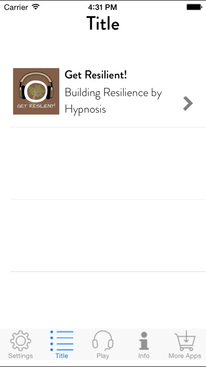 Get Resilient! Building Resilience by Hypnosis