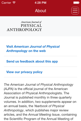 American Journal of Physical Anthropology screenshot 4