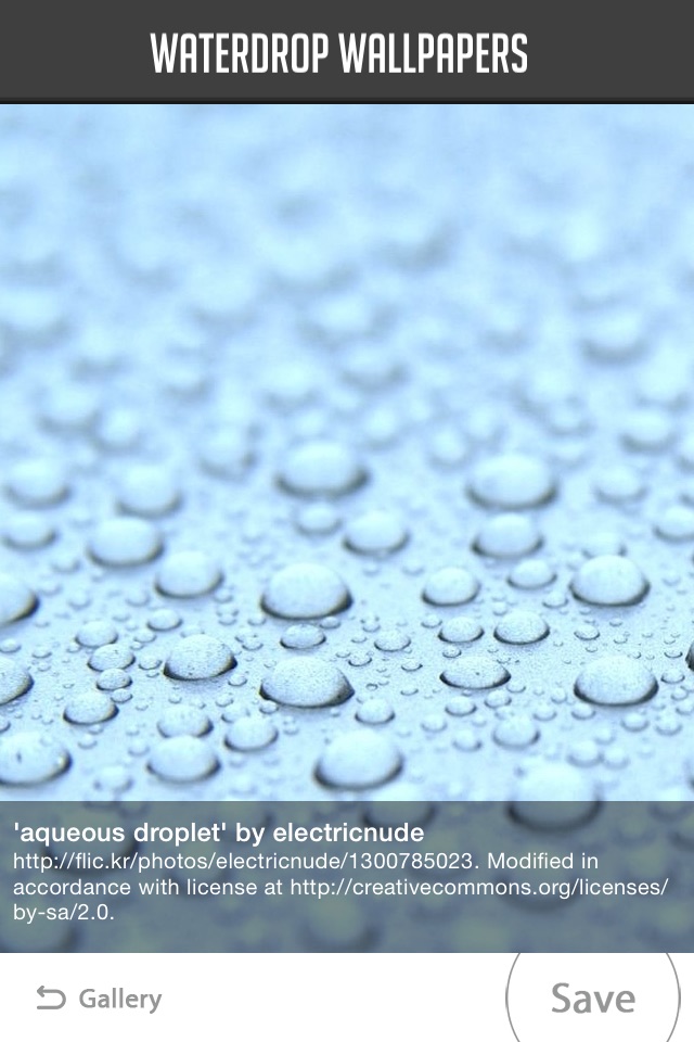 Waterdrop Wallpapers screenshot 4