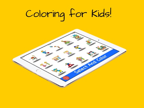 Kids coloring in with Sports screenshot 2