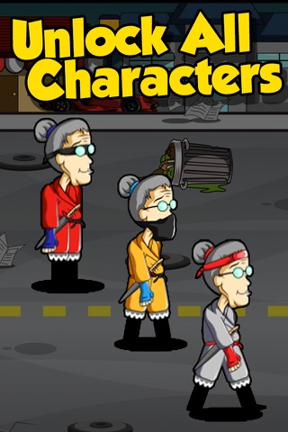 Ninja Granny - Angry Grandma Against Crime screenshot 2