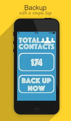 Zrzut ekranu 1 My Contacts Backup Tool - Transfer your address book to new iOS,Android,Windows devices iphone