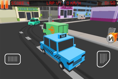 Grand Taxi Drift Race HD screenshot 3
