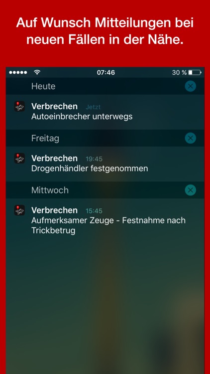 Verbrechen - echte Polizeifälle aus Deiner Umgebung screenshot-4