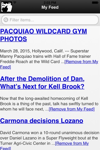 One Boxing News Free screenshot 3