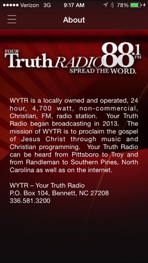 WYTR – Your Truth Radio(圖1)-速報App