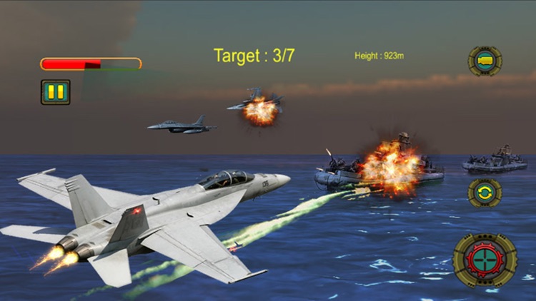 Strike jet fighter war