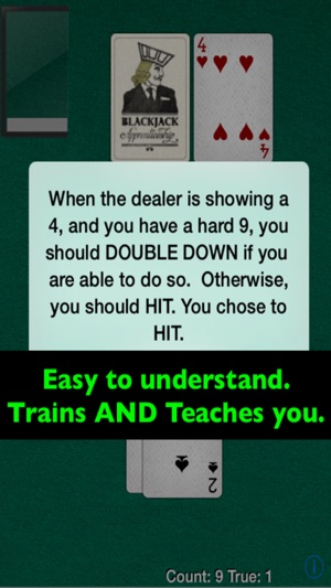 Blackjack Card Counting Trainer Free(圖4)-速報App