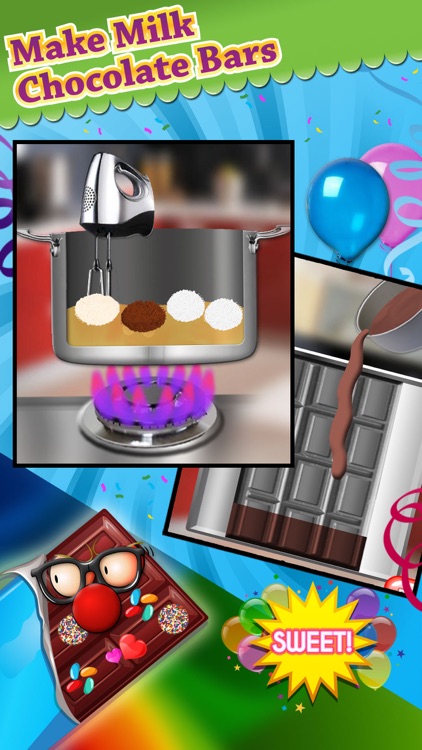 Chocolate Candy Bar Food Maker Game - Make, Decorate & Eat Yummy Chocolates Free Chef Games