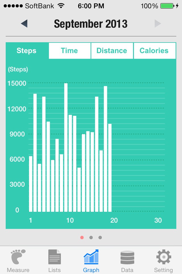 Walker - Pedometer Lite screenshot 2