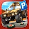 Army Truck Car Parking Simulator - Real Monster Tank Driving Test Racing Run Race Games