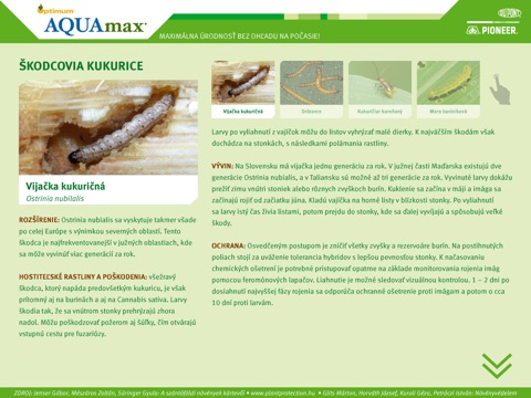 Informácie o produktoch DuPont Pioneer Optimum® AQUAmax® screenshot 4