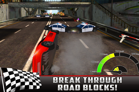 Reckless Traffic Getaway Chase Race screenshot 4