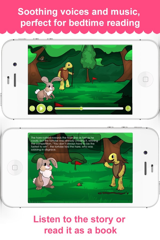 The Tortoise and the Hare - Narrated classic fairy tales and stories for children screenshot 2